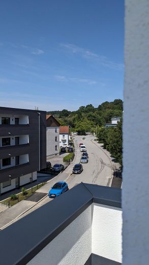 Sicht Richtung Bahnhof