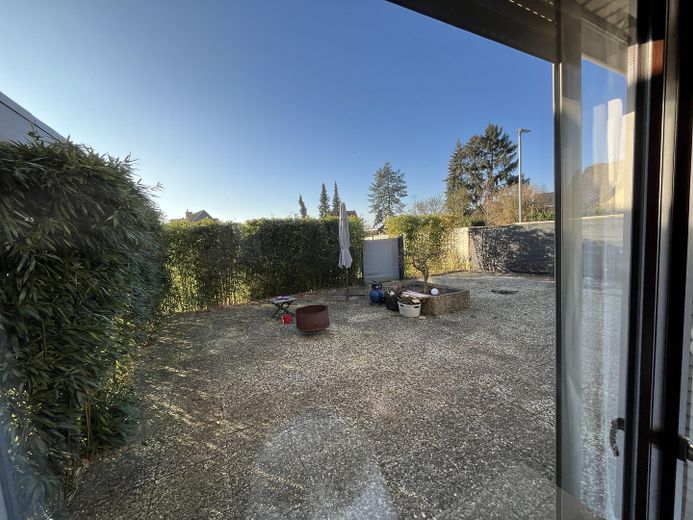 Blick auf die vordere Terrasse