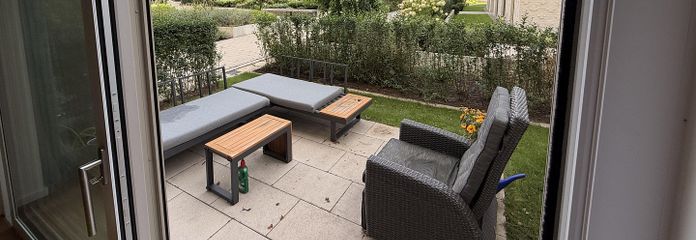 Wohnen auf 2 Etagen - Neues Wallufer - Lübeck – Blick aus der Whg. K04