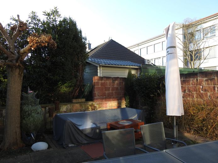 Gartenansicht in gemütlich 