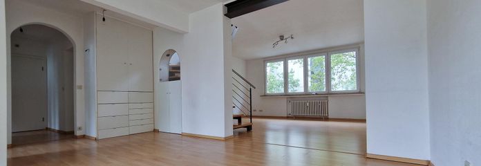 Großzügige Maisonette mit Wellnessbereich im Herzen von Opladen - provisionsfrei – Ess-, Wohnzimmer 3.OG
