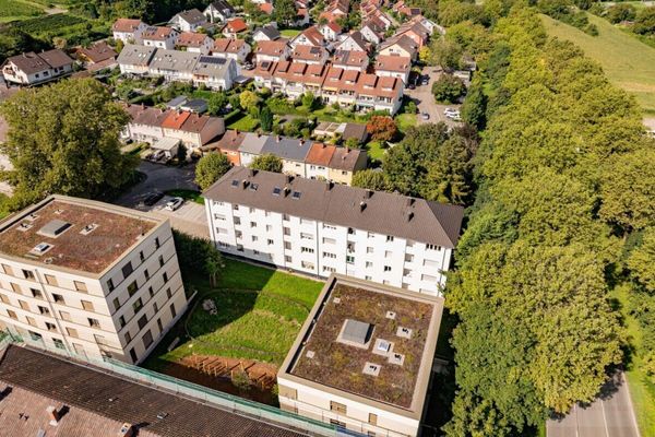 Mooi 3-kamerappartement met 2 balkons op een rustige locatie in Müllheim