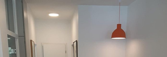 Flur zu den Büros 