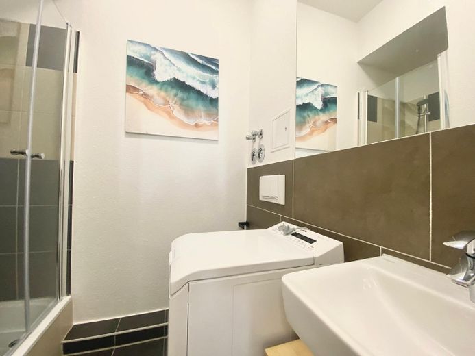 Cityappartment in Wismar – Badezimmer