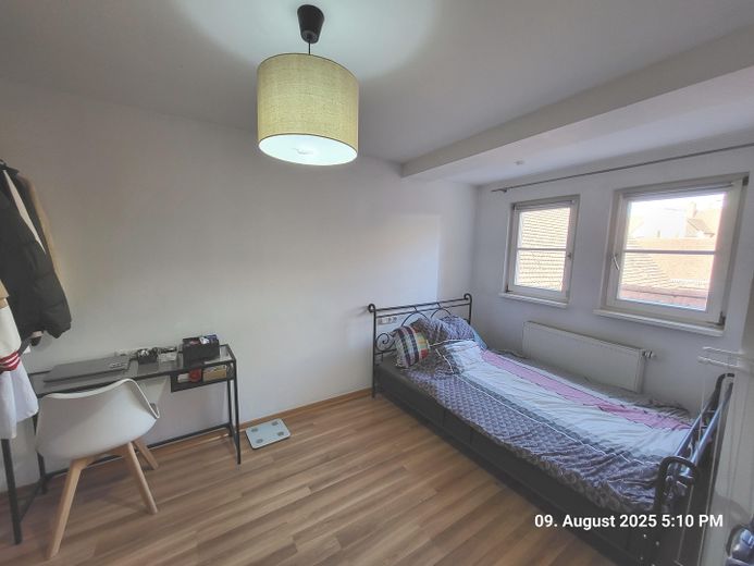 Möblierte 2-Zimmer Wohnung im Zentrum von Ansbach – Schlafzimmer