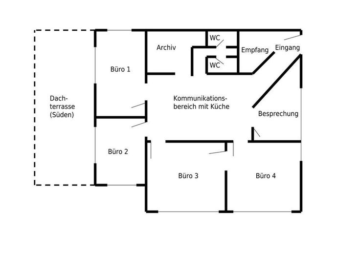 Repräsentatives und helles Büro/Kanzlei in S-Bahn-Nähe (400 m) in Herrenberg – 9_Grundriss