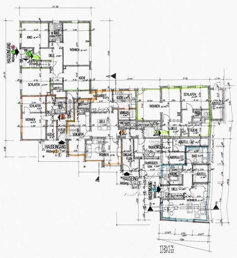 Mehrfamilienhaus mit 11 Wohnungen in guter Lage von Alfstedt - TOP Investment – Grundriss - EG