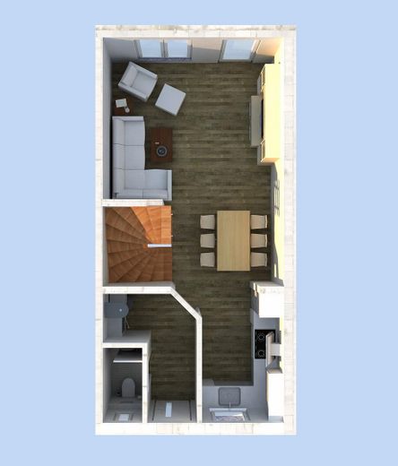 Modernes High-Tech-Wohnen: Reihenendhaus mit smarthome-Komfort & Gartenoase – Erdgeschoss