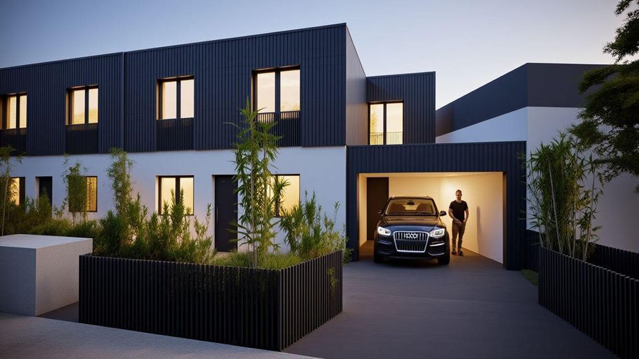 Straßenansicht Abend