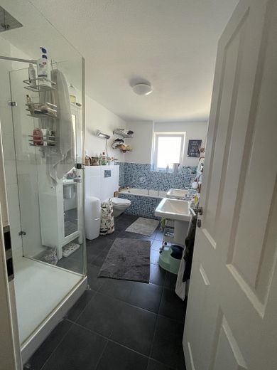 Badenzimmer (Wanne+Dusche)