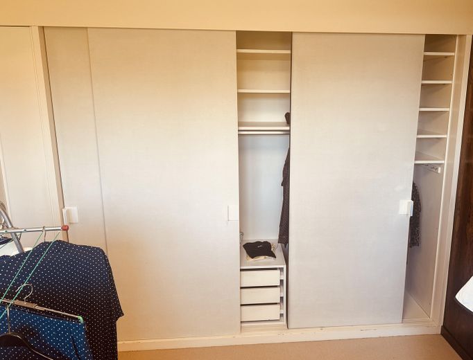 Bungalow w Reinbeku na końcu ślepej uliczki – Schlafzimmer