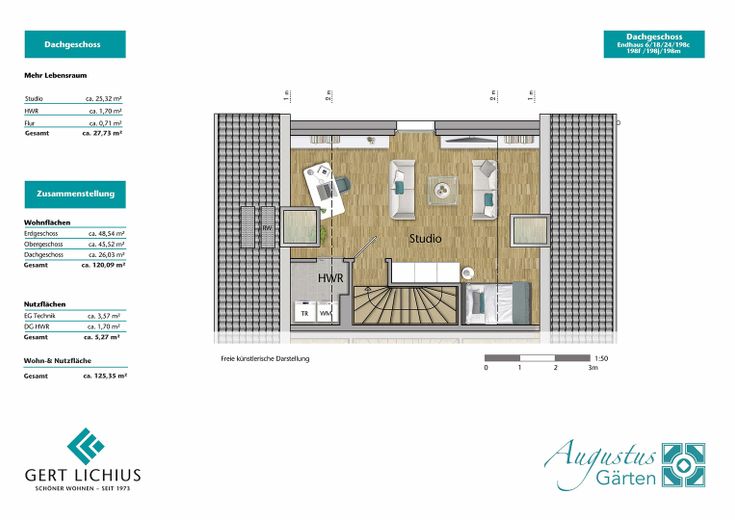 Grundriss Dachgeschoss