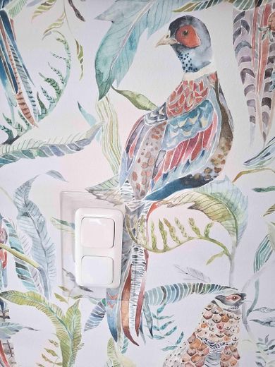 Tapete im Musikzimmer