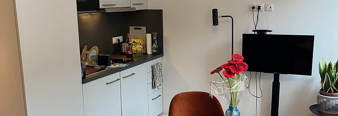 Furnished studio apartment - Himpfelhof – Küche / Essbereich