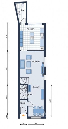 Gewerbe in zentraler Lage der Fallersleber Altstadt – Grundriss EG