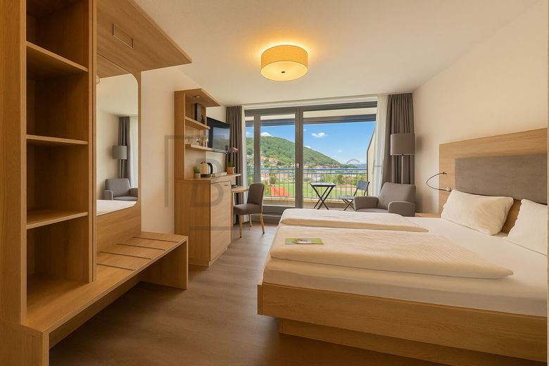 Kompaktes Mikro-Apartment mit Balkon in direkter Nähe AlbThermen Bad Urach – Zimmer
