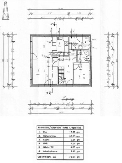 Grundriss Erdgeschoss