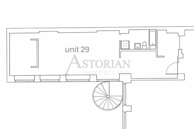 Bezugsfreies Loft in Neukölln - teilbar in 2 oder 3 Zimmer, Wohn- oder Gewerbenutzung – GRUNDRISS
