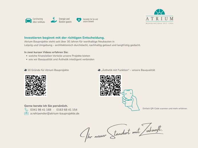 Nachhaltige Neubau-Gewerbeeinheit in Leipzig-Kleinzschocher - 2 Etagen + Stellplätze – buero-praxis-leipzig-neubau