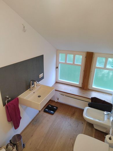 Kernsaniertes Bauerhaus unter Reet auf naturnahem Grundstück in Feldrandlage – WC OG