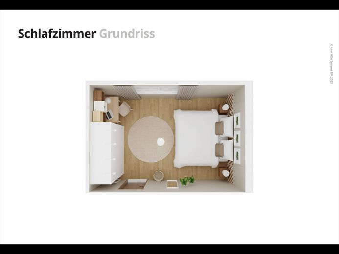 Grundriss Schlafen