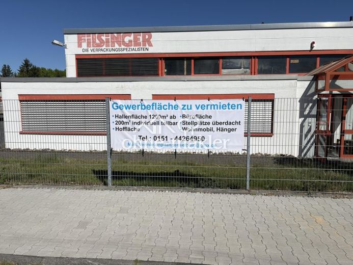 Lager/ Produktionsflächen ca. 1400 m2 mit Büro / teilbar – Foto 1