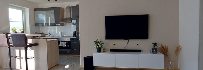 Modern 4-room apartment with solar for hot water preparation