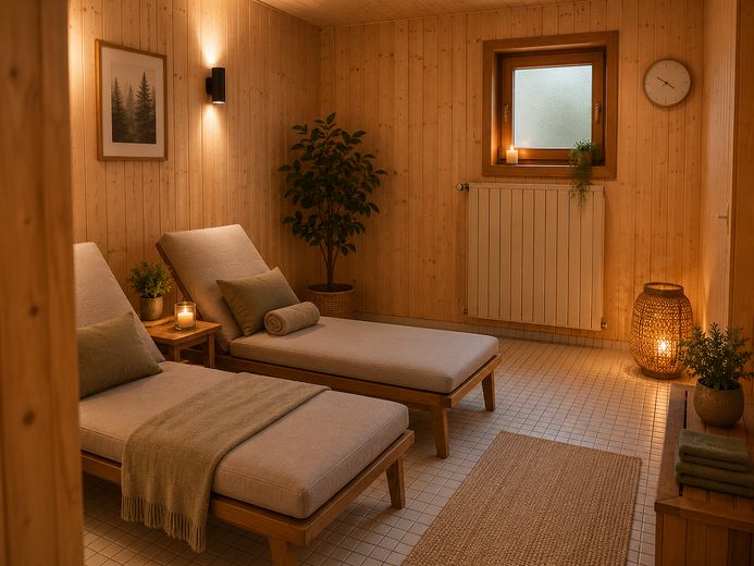 Einfamilienhaus mit 1.600 qm großem Grundstück; Privatverkauf - faires Angebot willkommen – Sauna Ruheraum