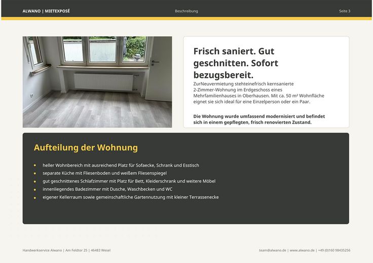 Kernsanierte 2-Zimmer-Erdgeschosswohnung mit Gartennutzung & optionaler Garage – Foto 12