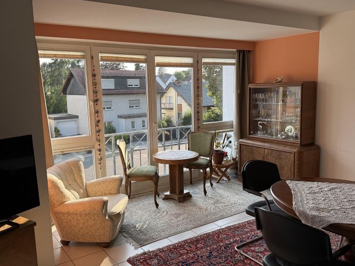 Naturnahe, idyllische Terassen/Gartenwohnung in ruhiger Weinberglage – Französicher Balkon