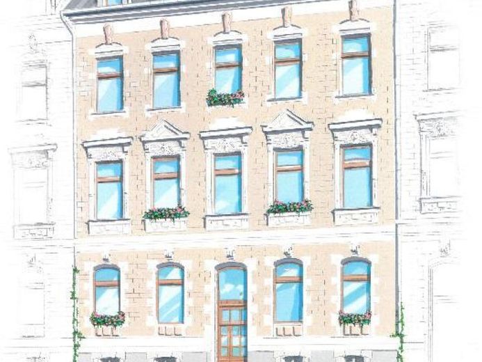 Breitscheidstr. 128, Wohnung 3 ~~~ Einbauküche, Balkon, Bad mit Dusche, Abstellraum im Treppenhaus – Foto 1