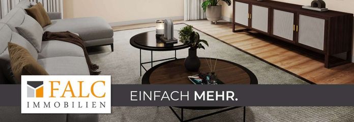 Zentral. Großzügig. Besonders, Saniert - Traumwohnung in Großbottwar – Wohnzimmern virt.