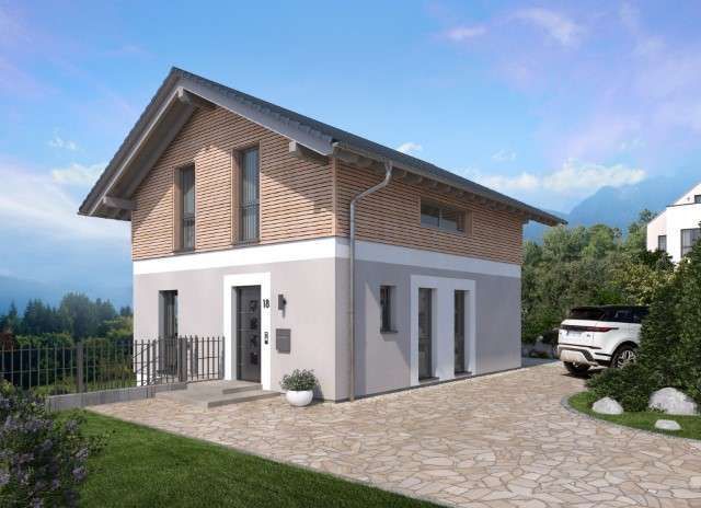 Einzigartige Chance: Ein besonderes Haus mit viel Raum unverbaubare Aussichten in Top Lage – Designhaus_am_Berg_Eingang_Tag