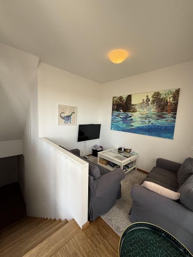 Luxury Penthouse Maisonette with Private Rooftop Terrace & Spectacular 360° Berlin Skyline Views – Cozy TV-Lounge