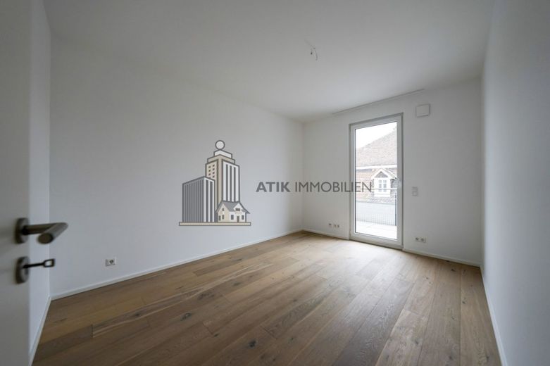 ATIK: Traumhaftes Penthouse - Wohnen mit Panoramablick auf die Starkenburg – Schlafzimmer