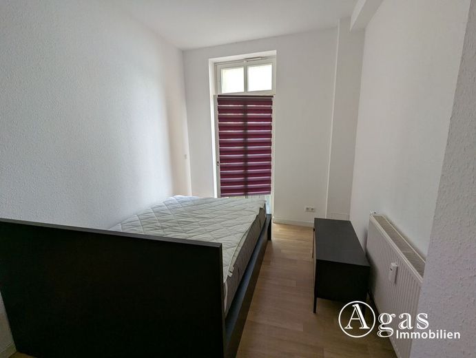 Schöne 2-Zimmer-Erdgeschoss-Wohnung in Eberswalde – Schlafzimmer