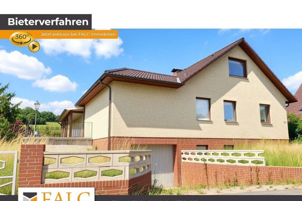 Einfamilienhaus ca. 200 m2 Wohnfläche und ca. 6.900 m² Grundstück - von FALC-Immobilien Göttingen