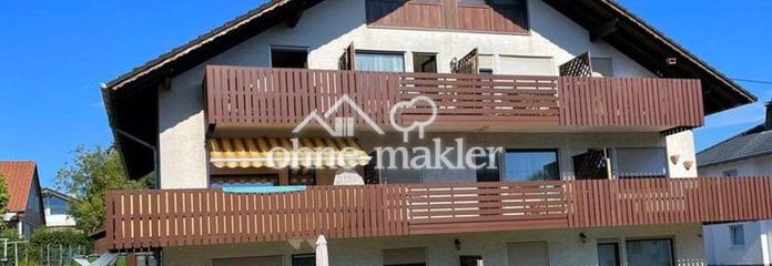 Appartement 3 pièces avec cuisine, salle de bains et balcon, au calme à Pottum, près du Wiesensee