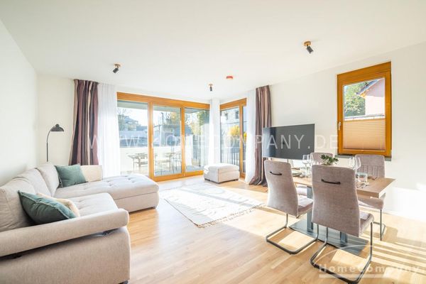 27531 HomeCompany Dresden Möbliert/Furnished 3-Zimmer Wohnung in Radebeul mit Terrasse max. 4 Personen