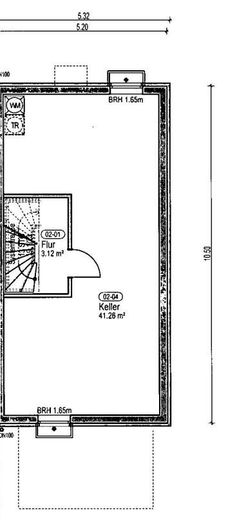 Grundriss Keller