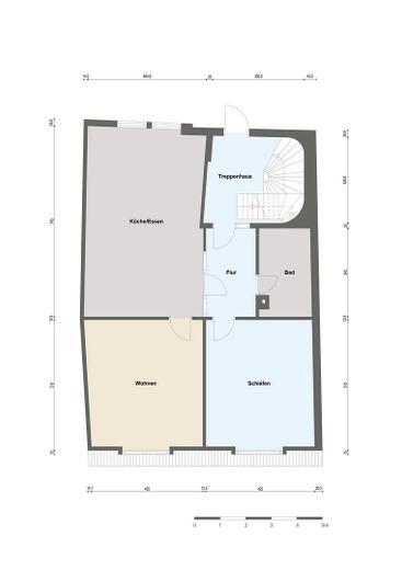 Grundriss 3-Raum Wohnung