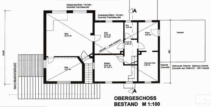 Mehrfamilienhaus in zentraler Lage mit 4 Wohnungen – Obergeschoss