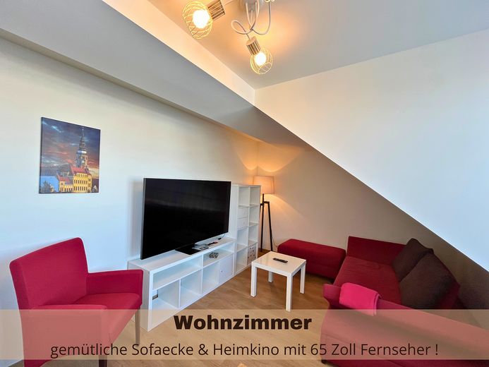 *डीलक्स* अपार्टमेंट, पूरी तरह सुसज्जित, तुरंत रहने योग्य – Wohnzimmer (Standard)_2