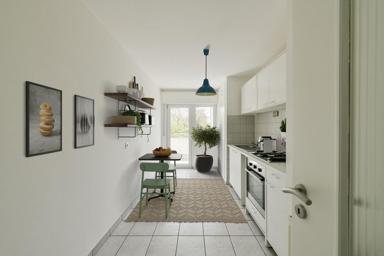 SENZA INTERMEDIARIO & subito libera: appartamento ristrutturato di 3 locali con cucina componibile, KA-Mühlburg – Küche
