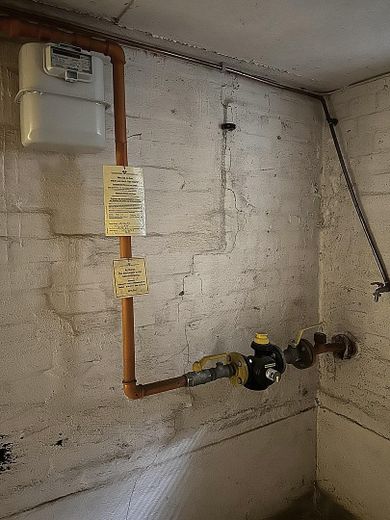 Gartenhof-Reihenhaus in Hannover-Marienwerder – Haustechnik | Gasanschluss
