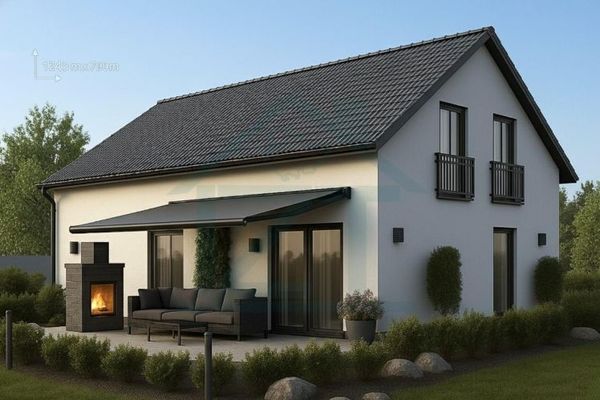 Villa urbana moderna de construcción maciza, incluido un terreno de 335 m² en Jena-Winzerla