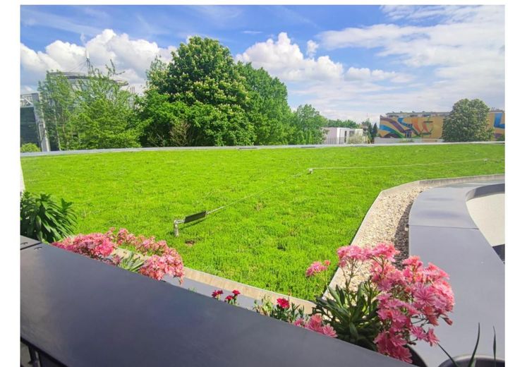 Ausblick Balkon