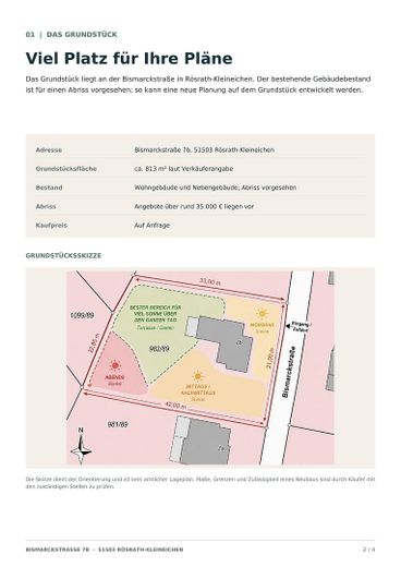Rösrath-Kleineichen’de 813 m² arsa / yapı arsası – Fotoğraf 2
