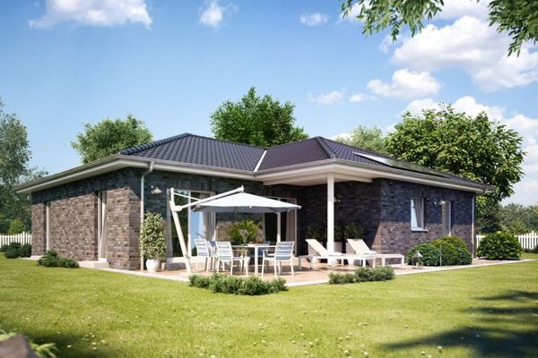 Moderner Winkelbungalow auf ca. 1.050 m² Sonnengrundstück in begehrter Feldrandlage von Elmenhorst