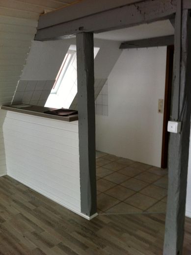 Offene Küche mit Frühstücksthe